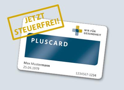 PlusCard - jetzt Steuerfrei
